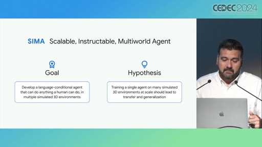 ꡼ No.008 | Google DeepMind3D۴ĶѷAIȡSIMAפȤϡCEDEC 2024