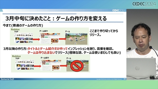 ꡼ No.026 | 澮ǥ٥åѤRobloxפΥƥĳȯ˥󥸡ĴƤγϤ1ǯвᤷߤ̤ϤˡCEDEC 2024