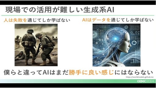 ꡼ No.006 | Ūˤ80λŻǤǽ⡣AIγѤǥ೫ȯQAϤɤѤäƤCEDEC 2024