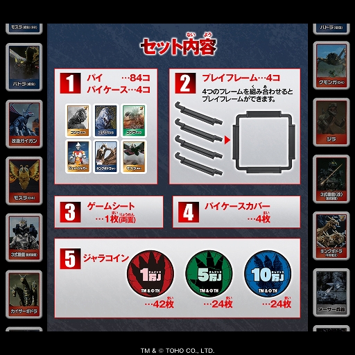 画像ギャラリー No.008のサムネイル画像 / ゴジラ70周年を記念した「ドンジャラNEO ゴジラ」が登場。ゴジラ一色セットなど歴史を感じられる上がり役で高得点を狙え!