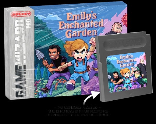 画像ギャラリー No.001のサムネイル画像 / AIで8ビット風RPGを作り,ゲームボーイ風ダミーカートリッジのギフトにできるサービスのクラウドファンディングがスタート