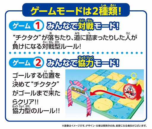 画像ギャラリー No.003のサムネイル画像 / 昭和を代表する名作玩具「チクタクバンバン」が「令和進化版」で復刻。協力モードと，2つの回転パネルを追加し，戦略性と難度が向上