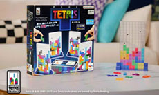 画像ギャラリー No.003のサムネイル画像 / テトリミノを手に持って積み上げていく「テトリスボードゲーム」,4月下旬に発売決定