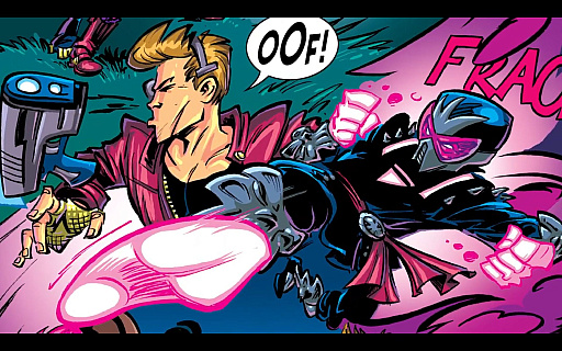 画像ギャラリー No.004のサムネイル画像 / NES用新作ゲームとグラフィックスノベルを組み合わせた，ユニークなプロジェクトがクラファンを実施中。型破りでスラップスティックなSFストーリーが展開