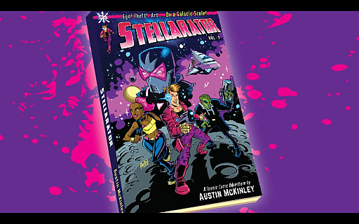 画像ギャラリー No.007のサムネイル画像 / NES用新作ゲームとグラフィックスノベルを組み合わせた，ユニークなプロジェクトがクラファンを実施中。型破りでスラップスティックなSFストーリーが展開