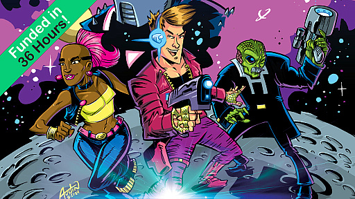 画像ギャラリー No.010のサムネイル画像 / NES用新作ゲームとグラフィックスノベルを組み合わせた，ユニークなプロジェクトがクラファンを実施中。型破りでスラップスティックなSFストーリーが展開