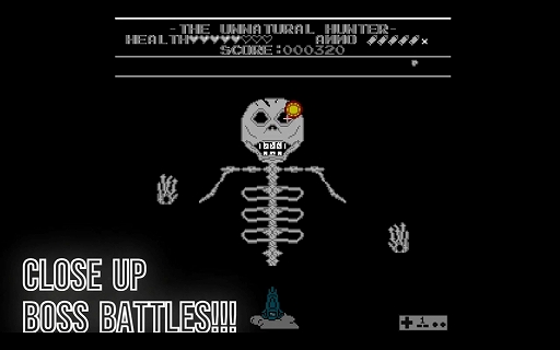 画像ギャラリー No.003のサムネイル画像 / 横スクロールACTとガンSTG，超常現象との戦いが2つのシステムで描かれる新作ファミコンゲーム「The UnNatural Hunter」が登場