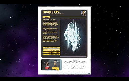 画像ギャラリー No.013のサムネイル画像 / 「スタートレック」の公式アナログゲーム2本がクラウドファンディング実施中。マーダーミステリーと脱出ゲームでスタートレックの世界に浸ろう