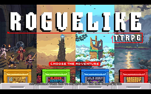 画像ギャラリー No.001のサムネイル画像 / 「Hades」「Enter the Gungeon」などのローグライトにインスパイアされたTRPGがクラファンを実施中。毎回展開が変わり，死につつ学んでクリアを目指す