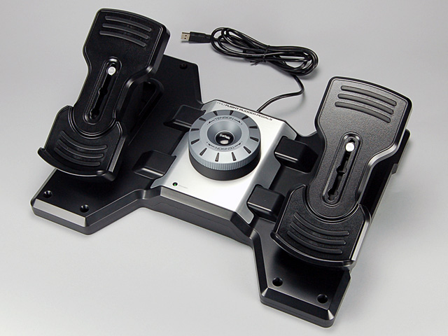 Saitek pro flight rudder pedals ラダー