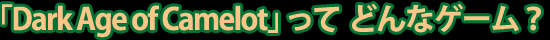 uDark Age of CamelotvĂǂȃQ[H
