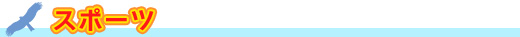 スポーツ