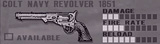 COLT NAVY REVOLVER 1851