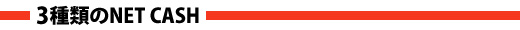 3NET CASH