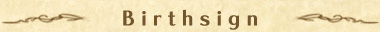 Birthsign