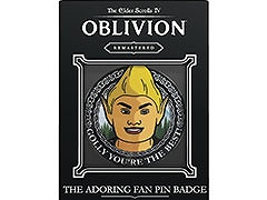 「TES IV: Oblivion」のリマスターを記念した新作の公式グッズが登場。熱狂的なファンのピンバッジやアートプリントなどをラインナップ